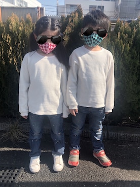 mihaさん（キッズ・120cm）の冬コーディネート