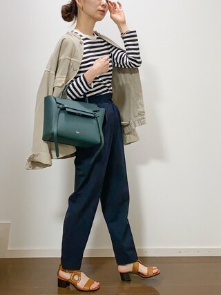 IENA イエナ カラーチノリメイクブルゾン グレー デニムジャケット