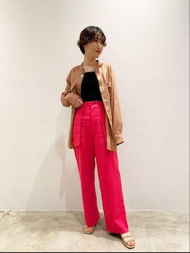 柳澤  風花さん（レディース・154cm）の春コーディネート