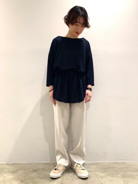 「GROVE SEOUL（グローブソウル）のアイテム」を使った、柳澤  風花さん（レディース・154cm）の春コーディネート