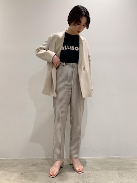 柳澤  風花さん（レディース・154cm）の春コーディネート