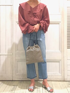 kusuda yoshikoさん（レディース・163cm）の春コーディネート