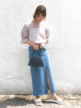 kusuda yoshikoさん（レディース・163cm）の春コーディネート