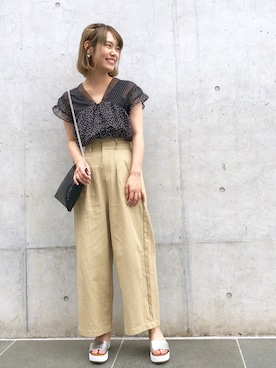 kusuda yoshikoさん(レディース・163cm)の夏コーディネート