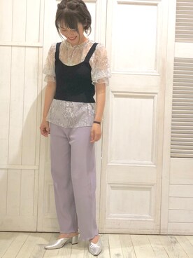 kusuda yoshikoさん(レディース・163cm)の夏コーディネート