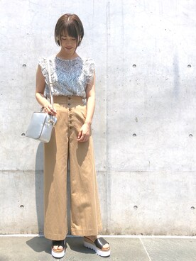 kusuda yoshikoさん(レディース・163cm)の夏コーディネート