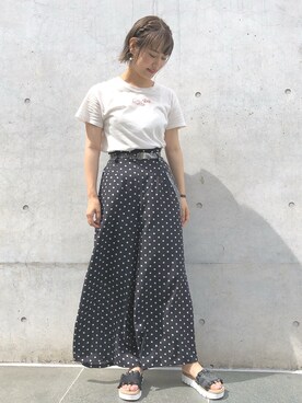 kusuda yoshikoさん（レディース・163cm）の夏コーディネート