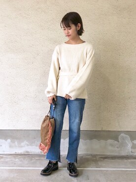 kusuda yoshikoさん（レディース・163cm）の秋コーディネート