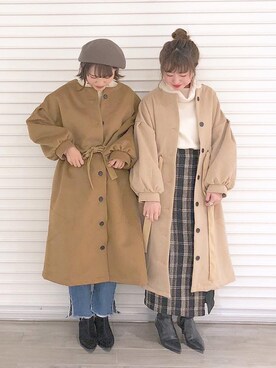 kusuda yoshikoさん（レディース・163cm）の秋コーディネート