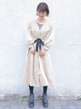 kusuda yoshikoさん（レディース・163cm）の冬コーディネート