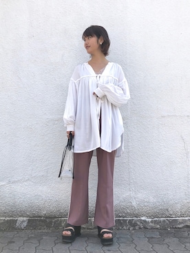 kusuda yoshikoさん（レディース・163cm）の春コーディネート