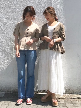 kusuda yoshikoさん（レディース・163cm）の春コーディネート