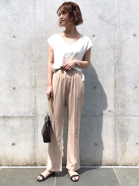 kusuda yoshikoさん（レディース・163cm）の春コーディネート