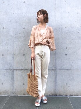 kusuda yoshikoさん（レディース・163cm）の夏コーディネート