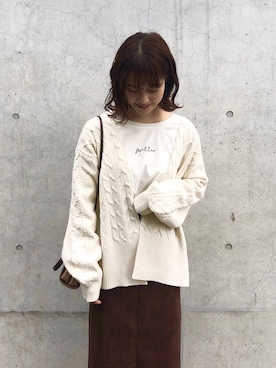 kusuda yoshikoさん（レディース・163cm）の冬コーディネート