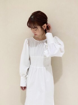 「mline」｜「アイテム（ワンピース/ドレス）」を使った、kusuda yoshikoさん（レディース・163cm）の冬コーディネート