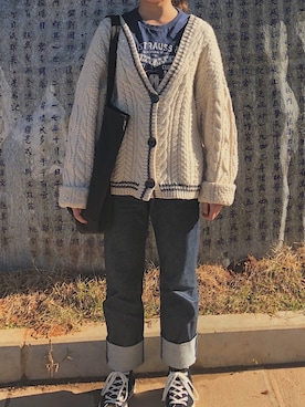 「ESPRIT（エスプリ）のアイテム（パンツ）」を使った、Bibiiiiii_さん（レディース・158cm）の冬コーディネート