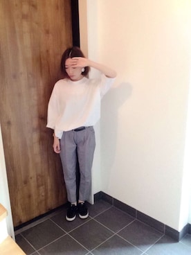 「Adam et Rope A・E・R（アダムエロペ）のアイテム（腕時計）」を使った、mosuさん（レディース・158cm）の夏コーディネート