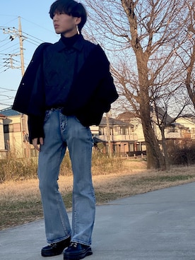 　しみーさん（メンズ・175cm）の冬コーディネート