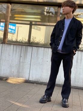 　しみーさん（メンズ・175cm）の冬コーディネート