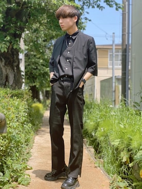 「Lui's（ルイス）のアイテム（その他アウター）」を使った、　しみーさん（メンズ・175cm）の春コーディネート