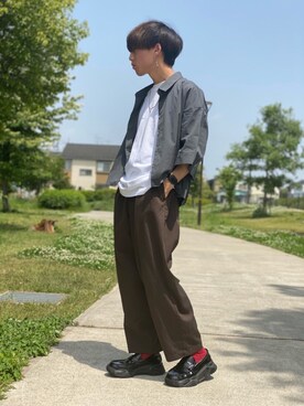 しみーさん(メンズ・175cm)の春コーディネート