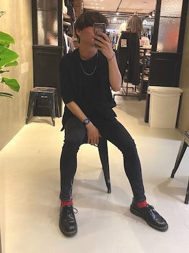 「Lui's（ルイス）のアイテム（その他アウター）」を使った、　しみーさん（メンズ・175cm）の春コーディネート