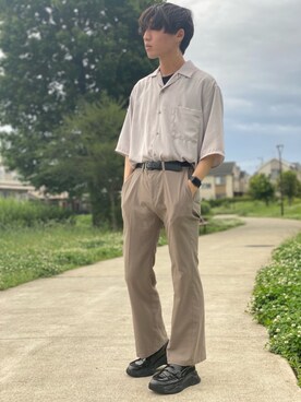 　しみーさん（メンズ・175cm）の春コーディネート