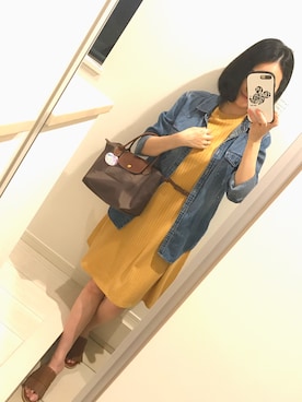 「maternity（マタニティ）のアイテム」を使った、星星さん（レディース・160cm）の秋コーディネート