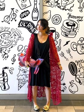 「zucca」｜「アイテム（スリッポン）」を使った、kaoriBROWNさん（レディース・157cm）の秋コーディネート
