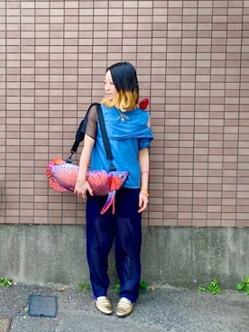 「あちゃちゅむ」｜kaoriBROWNさん（レディース・157cm）の春コーディネート