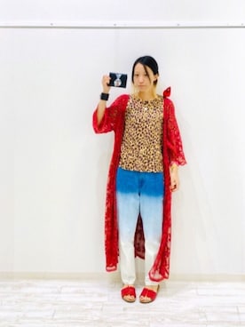 「UNDERCOVER（アンダーカバー）のアイテム（財布/小物）」を使った、kaoriBROWNさん（レディース・157cm）の春コーディネート