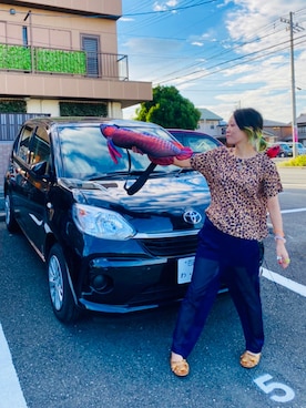 「動物モチーフ」｜「アイテム（アクセサリー）」を使った、kaoriBROWNさん（レディース・157cm）の夏コーディネート