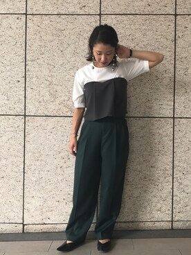 ファッションデザイナーパンツUNITED TOKYO（ユナイテッドトウキョウ）の「ウォッシャブルカラー