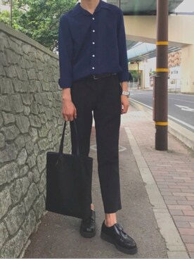 「UNDERGROUND（アンダーグラウンド）のアイテム」を使った、MyTさん（メンズ・177cm）の夏コーディネート