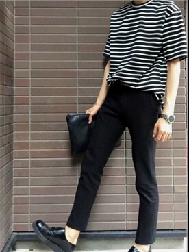 「UNDERGROUND（アンダーグラウンド）のアイテム」を使った、MyTさん（メンズ・177cm）の夏コーディネート