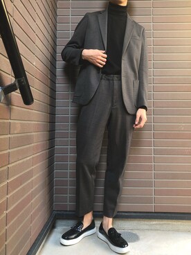 「韓国好きな人と繋がりたい」｜「アイテム（その他アウター）」を使った、MyTさん（メンズ・177cm）の秋コーディネート