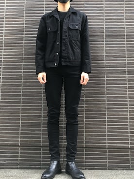「コロナに負けない」｜「アイテム（ジャケット/アウター）」を使った、MyTさん（メンズ・177cm）の春コーディネート