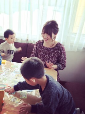 「きょうだいコーデ」｜「アイテム（ワンピース/ドレス）」を使った、yukieさん（レディース・166cm）の冬コーディネート