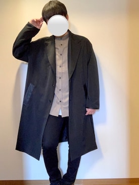 「RAGEBLUE（レイジブルー）の＜トレンドのロング丈＞ワッフルロングカットソー/733404（Tシャツ/カットソー）」を使った、DAiさん（メンズ・172cm）の春コーディネート