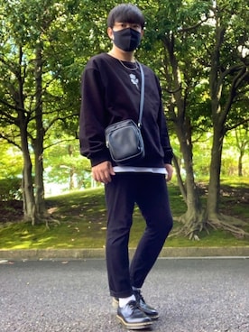「ADRER（アドラー）のADRER バラシシュウビッグスウェット（スウェット）」を使った、DAiさん（メンズ・172cm）の秋コーディネート