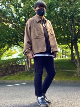 「ADRER（アドラー）のADRER バラシシュウビッグスウェット（スウェット）」を使った、DAiさん（メンズ・172cm）の秋コーディネート