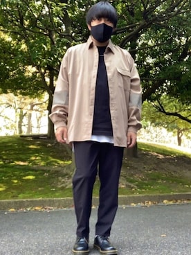 「Herden（ハーデン）のアイテム」を使った、DAiさん（メンズ・172cm）の春コーディネート