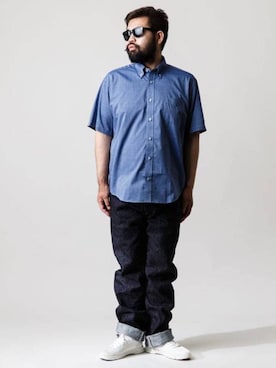 ぽっちゃりコーデ のメンズ人気ファッションコーディネート Wear