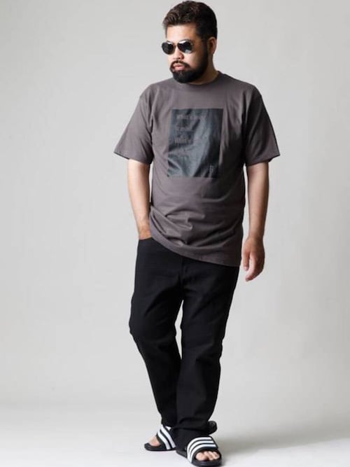 大きいサイズのメンズ服 Qzilla Tシャツ カットソーを使ったコーディネート Wear