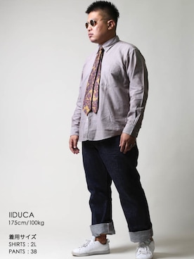 大きいサイズのメンズ服 QZILLAさんのコーディネート