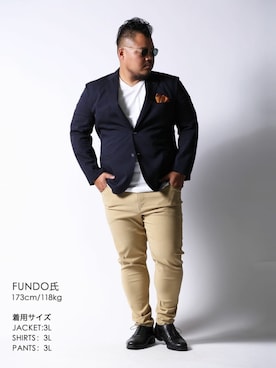 大きいサイズのメンズ服 QZILLAさんのコーディネート