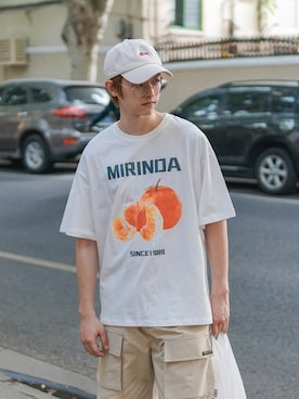 「工装」｜留夏Liuxiaさん（メンズ・175cm）の夏コーディネート