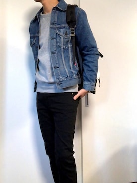 WTAPSのデニムジャケットを使ったメンズ人気ファッション