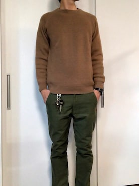 「fragment design（フラグメントデザイン）のアイテム（腕時計）」を使った、MURAGEn18さん（メンズ・173cm）の冬コーディネート